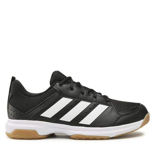 Buty halowe adidas. Czarne buty sportowe męskie Adidas, bez zapięcia. Za 329.99 zł.
