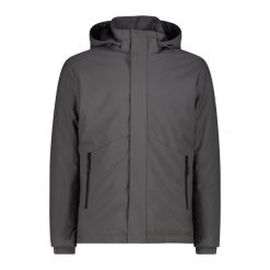 Kurtka męska turystyczna CMP 34K0197. Szare kurtki męskie CMP, l, bez wzorów, z softshellu, sportowe, z kapturem. W wyprzedaży za 626.50 zł.