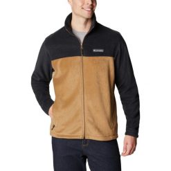 Polarowy sweter męski Columbia Sns Mountain Full Zip 2.0. Brązowe swetry przez głowę męskie Columbia, m, bez wzorów, z polaru, bez kołnierzyka. Za 193.08 zł.
