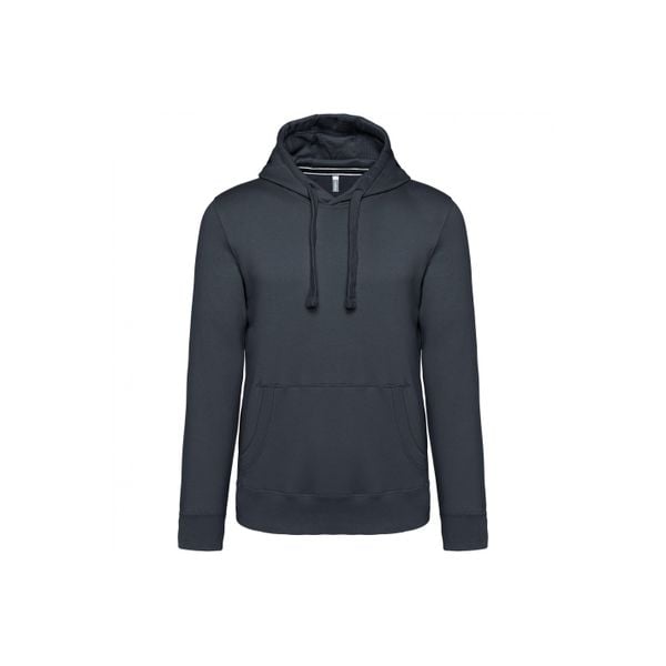 Bluza z kapturem Kariban. Szare bluzy męskie KARIBAN, m, bez wzorów, z kapturem. Za 193.50 zł.