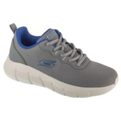 Buty sportowe Sneakersy męskie, Bobs B Flex - Icy Edge. Szare buty sportowe męskie Skechers, bez zapięcia, trekkingowe. Za 239.99 zł.