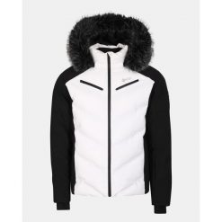 Męska kurtka narciarska Kilpi SKIMMIO-M. Białe kurtki męskie Kilpi, m, bez wzorów, z nylonu, bez kaptura, narciarskie. Za 1,041.73 zł.