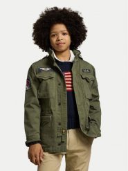 Polo Ralph Lauren Kurtka przejściowa 323965378001 Khaki Regular Fit. Brązowe kurtki i płaszcze dla chłopców Polo Ralph Lauren, bez wzorów, z bawełny, bez kaptura. Za 1,199.00 zł.