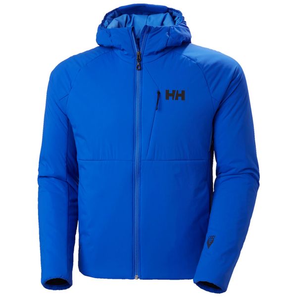 Izolacyjna kurtka trekkingowa z kapturem, elastyczna Helly Hansen Odin 2.0. Niebieskie kurtki męskie Helly Hansen, bez wzorów, sportowe, z kapturem. Za 828.99 zł.