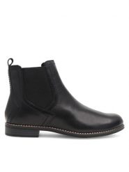 Lasocki Sztyblety ARC-LINDA-14 Czarny. Czarne botki damskie Lasocki, z materiału, bez obcasa, na płaskiej podeszwie, bez zapięcia. Za 219.99 zł.