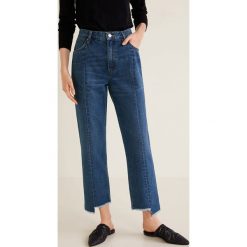 Mango - Jeansy Straight. Niebieskie jeansy damskie Mango. Za 139.90 zł.