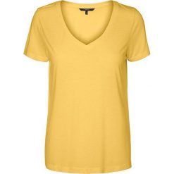 Vero Moda Koszulka damska Spicy V-neck Ss Top Color Yarrow (rozmiar M). T-shirty damskie Vero Moda, m, bez wzorów, bez kołnierzyka. W wyprzedaży za 28.00 zł.