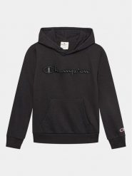 Champion Bluza 306340 Czarny Regular Fit. Czarne bluzy dla chłopców Champion, bez wzorów, z syntetyku, bez ramiączek, bez kaptura. Za 129.99 zł.
