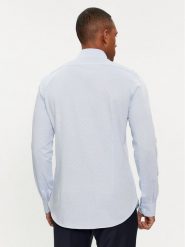 Michael Kors Koszula MK0DS01263 Błękitny Slim Fit. Niebieskie koszule męskie Michael Kors, m, bez wzorów, z bawełny, bez kołnierzyka, bez ramiączek. Za 279.99 zł.