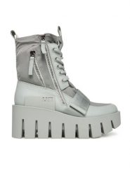 United Nude Trzewiki Grip Combat Lo 10961919165 Szary. Szare botki damskie United Nude, ze skóry, bez obcasa, na koturnie, bez zapięcia. Za 1,579.00 zł.