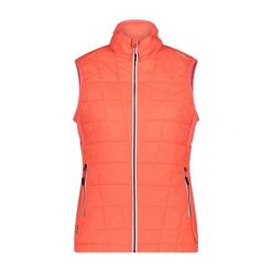 Damska kurtka bez rękawów CMP Unlimitech. Brązowe kurtki sportowe damskie CMP, bez wzorów, bez kaptura, trekkingowe. W wyprzedaży za 419.50 zł.