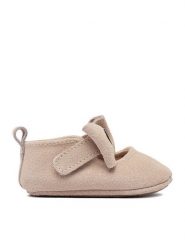 Guess Niechodki CEO-CM260120-5 Beżowy. Brązowe baleriny dziewczęce Guess, z aplikacjami, ze skóry, bez zapięcia. Za 99.99 zł.