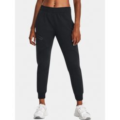 Spodnie sportowe damskie Under Armour Unstoppable FLC. Czerwone legginsy damskie Under Armour, s, bez wzorów, do biegania. Za 499.00 zł.