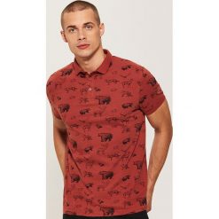 Koszulka polo - Bordowy. Czerwone koszulki polo męskie House. Za 49.99 zł.