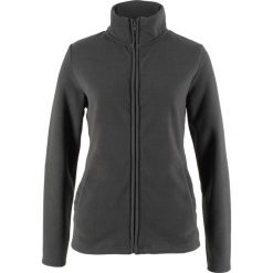 Bluza rozpinana z polaru z wpuszczanymi kieszeniami bonprix szary melanż. Szare bluzy damskie bonprix, melanż, z polaru. Za 37.99 zł.