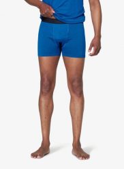 Bokserki termoaktywne Devold Breeze Merino 150 Boxer. Niebieskie bielizna termoaktywna męska Devold, l, bez wzorów, z materiału. Za 194.69 zł.