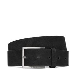 Pasek Męski HUGO. Czarne paski damskie Hugo, bez wzorów. Za 229.99 zł.
