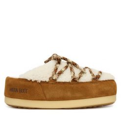 Śniegowce Moon Boot. Brązowe śniegowce i trapery damskie Moon Boot. Za 1,219.00 zł.