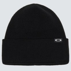 Oakley Czapka Cuffed Ellipse Rc Beanie Fos901065-02E. Czarne czapki i kapelusze męskie Oakley, na zimę, bez wzorów. Za 134.99 zł.