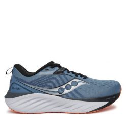 Buty do biegania Saucony. Niebieskie buty sportowe męskie Saucony, bez zapięcia, do biegania. Za 579.99 zł.