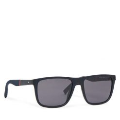 Okulary przeciwsłoneczne Tommy Hilfiger. Niebieskie okulary przeciwsłoneczne męskie Tommy Hilfiger. Za 499.99 zł.