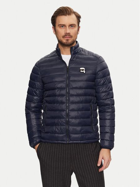 KARL LAGERFELD Kurtka puchowa 505710 551590 Granatowy Regular Fit. Niebieskie kurtki męskie KARL LAGERFELD, m, bez wzorów, z puchu, bez kaptura. Za 829.99 zł.