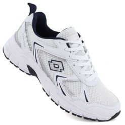 Buty sportowe męskie sneakersy Lotto białe KITAURA. Białe buty sportowe męskie Lotto, z tkaniny, bez zapięcia. Za 179.00 zł.