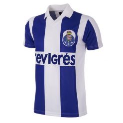 Koszulka retro dla dorosłych - FC Porto 1983-84 Wyjazdowa - Niebieska. Białe koszulki sportowe męskie COPA FOOTBALL, xs, bez wzorów, z materiału, bez kołnierzyka, bez ramiączek, do piłki nożnej. Za 339.64 zł.