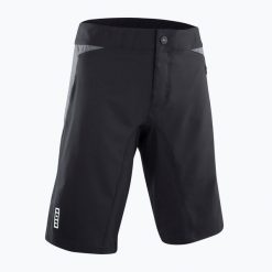 Spodenki rowerowe męskie ION Traze black. Czarne krótkie spodenki sportowe męskie ION, l, bez wzorów, z materiału, rowerowe. Za 279.99 zł.