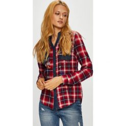 Desigual - Koszula. Szare koszule damskie Desigual, w kratkę, z bawełny, casualowe, z długim rękawem. Za 349.90 zł.