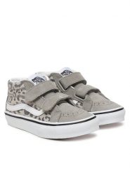Vans Sneakersy SK8-Mid Reissue V VN000CYRBGF1 Beżowy. Brązowe buty sportowe dziewczęce Vans, bez wzorów, ze skóry, bez zapięcia. Za 279.99 zł.