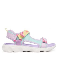 Sandały Garvalin. Fioletowe sandały dziewczęce Garvalin, bez zapięcia. Za 179.99 zł.