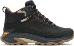 Buty turystyczne Merrell Moab Speed 2 LTR Mid WP - black. Czarne trekkingi męskie GRONELL. Za 793.72 zł.