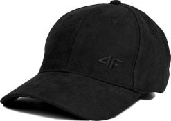 4f Czapka z daszkiem damska 4F F160 czarna 4FAW23ACABF160 20S M. Czarne czapki i kapelusze damskie 4f, bez wzorów. Za 51.85 zł.