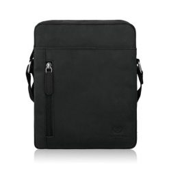 Saszetka męska skórzana na ramię czarna listonoszka vintage Paolo Peruzzi T-119-HBL. Czarne saszetki męskie bez wzorów, z bawełny, eleganckie, na ramię, małe. Za 159.00 zł.