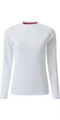 Damska koszulka z długim rękawem UV Tec. Białe t-shirty damskie GILL, l, bez wzorów, z materiału, bez kołnierzyka. Za 251.30 zł.