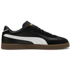 Buty PUMA Club II Era. Czarne obuwie sportowe damskie Puma, bez wzorów, ze skóry, trekkingowe. Za 189.99 zł.