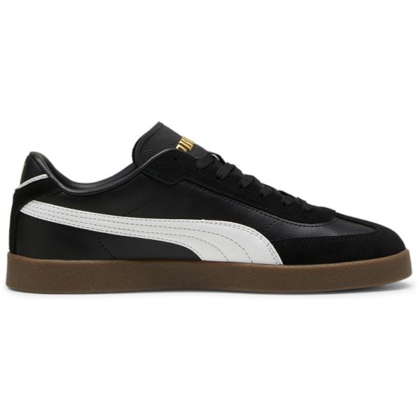 Buty PUMA Club II Era. Czarne obuwie sportowe damskie Puma, bez wzorów, ze skóry, trekkingowe. Za 189.99 zł.