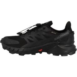 Buty do biegania męskie Salomon Supercross 4 Gtx. Czarne buty sportowe męskie Salomon, z gore-texu, bez zapięcia, do biegania, gore-tex. Za 549.00 zł.