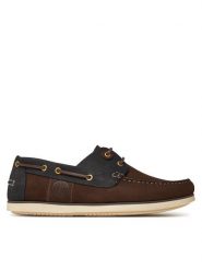 Barbour Mokasyny MFO0684BR78 Brązowy. Brązowe mokasyny męskie Barbour, z nubiku. Za 399.99 zł.