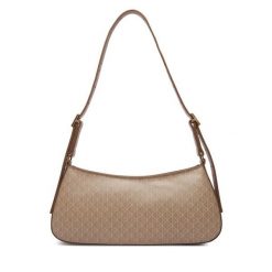 Torebka Calvin Klein. Brązowe torebki do ręki damskie Calvin Klein, bez wzorów, klasyczne, bez dodatków. Za 449.99 zł.