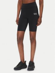 EA7 Emporio Armani Kolarki 7W000511 AF12625 UC001 Czarny Slim Fit. Czarne szorty sportowe damskie EA7 Emporio Armani, l, bez wzorów, z syntetyku, sportowe. Za 149.99 zł.