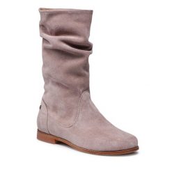 Botki Maciejka. Brązowe botki damskie Maciejka, bez obcasa, na płaskiej podeszwie, bez zapięcia. Za 479.99 zł.