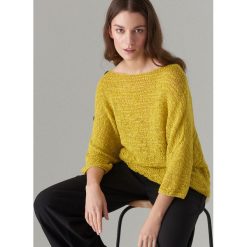 Ażurowy sweter oversize - Zielony. Swetry damskie Mohito. W wyprzedaży za 39.99 zł.