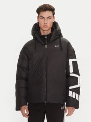 EA7 Emporio Armani Kurtka zimowa 6DPB19 PNGAZ 1200 Czarny Regular Fit. Czarne kurtki męskie EA7 Emporio Armani, na zimę, l, bez wzorów, z syntetyku, bez kaptura. Za 1,199.00 zł.