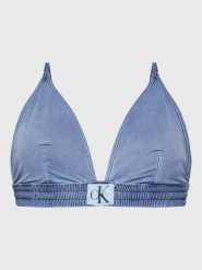 Calvin Klein Swimwear Góra od bikini KW0KW01974 Niebieski. Niebieskie bikini damskie Calvin Klein Swimwear, xs, bez wzorów. Za 209.99 zł.