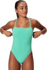 Damski kostium kąpielowy 1-częściowy Speedo V-Back 2.0. Niebieskie kostiumy jednoczęściowe damskie Speedo, l, bez wzorów, z materiału, klasyczne, na fitness i siłownię. Za 257.50 zł.