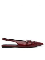 Vagabond Shoemakers Sandały Hermine 5533-118-47 Czerwony. Czerwone sandały damskie Vagabond Shoemakers, bez wzorów, ze skóry, bez obcasa, na płaskiej podeszwie, bez zapięcia. Za 359.99 zł.