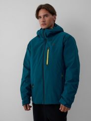4F Kurtka trekkingowa 3w1 membrana 8000 męska - granatowa M. Niebieskie kurtki męskie 4f, na zimę, m, bez wzorów, trekkingowe. Za 799.99 zł.