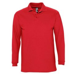 Koszulka Polo Z Długim Rękawem Dla Dorosłych Unisex Winter II. Czerwone koszule damskie SOL'S, s, bez wzorów, casualowe, bez kołnierzyka, bez ramiączek. Za 122.99 zł.